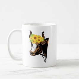 Sonnenblumenkuh Kaffeetasse