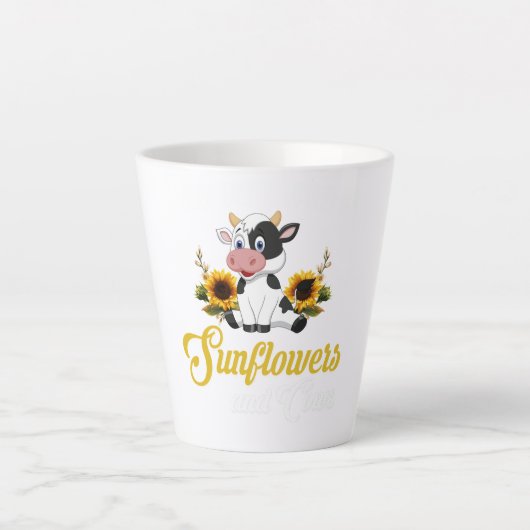 Sonnenblumenkuh Milchtasse (Vorderseite)