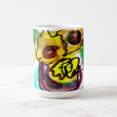 Sonnenblumenkunst cool kaffeetasse (Mittel)