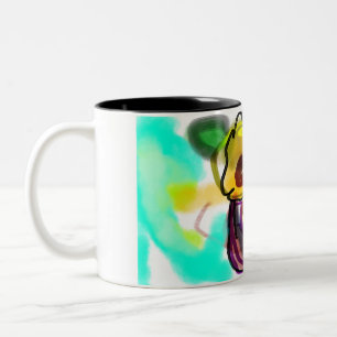 Sonnenblumenkunst cool zweifarbige tasse