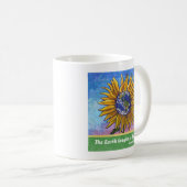 Sonnenblumenkunst Kaffeetasse (VorderseiteRechts)