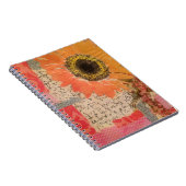 Sonnenblumenkunst Notizblock (Rechte Seite)