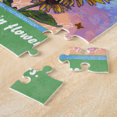 Sonnenblumenkunst Puzzle (Seite)