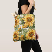 Sonnenblumenkunst zeichnend tasche (Von Nahem)