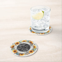 Sonnenblumenkürbis Rustikale Landfallernte Hochzei