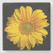 Sonnenblumenküste Steinuntersetzer (Vorderseite)