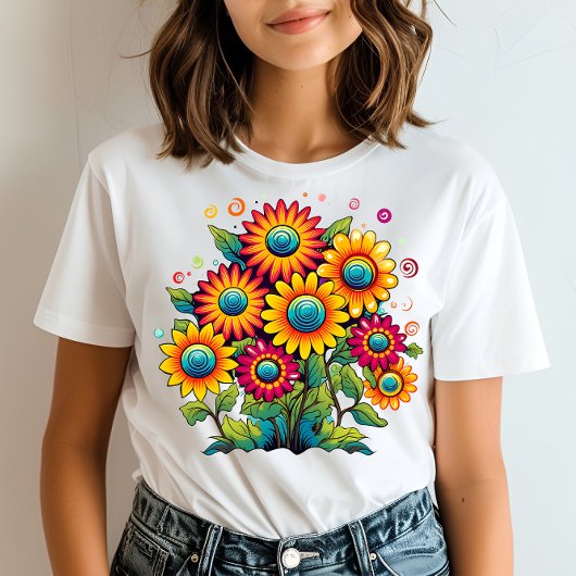 Sonnenblumenlächeln T-Shirt