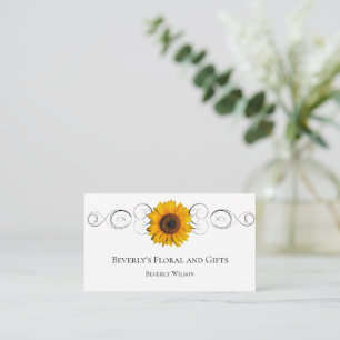 Sonnenblumenladen-Visitenkarte Visitenkarte