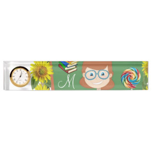 SonnenblumenlehrerIn Namensplakette