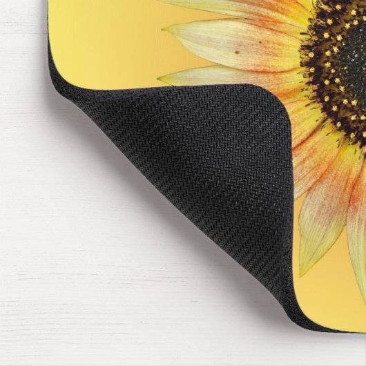 Sonnenblumenlicht Mousepad (Ecke)
