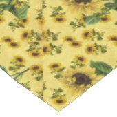 Sonnenblumenliebe Tischdecke (Schrägansicht)