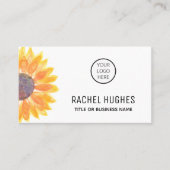 Sonnenblumenlogo Visitenkarte (Vorderseite)