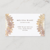 Sonnenblumenlogo Visitenkarte (Rückseite)