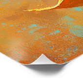 Sonnenblumenmädchen Poster (Ecke)