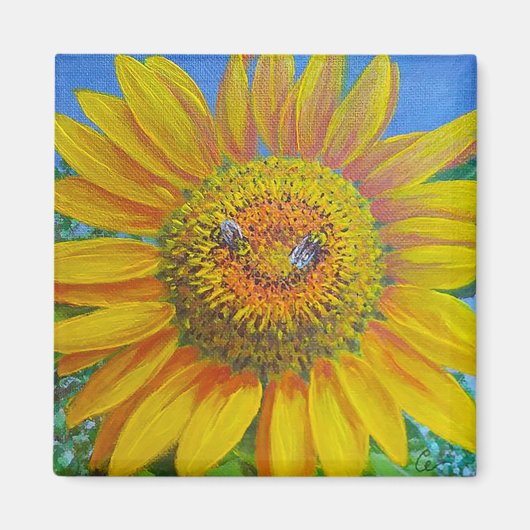 Sonnenblumenmagazin Magnet (Vorne)