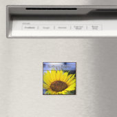 Sonnenblumenmagnet Magnet (In Situ (Geschirrspüler))