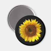 Sonnenblumenmagnet Magnet (Vorderseite/Rückseite)