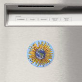 Sonnenblumenmagnet Magnet (In Situ (Geschirrspüler))