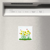 Sonnenblumenmagnet Magnet (In Situ (Geschirrspüler))