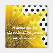 Sonnenblumenmagnet Magnet (Vorne)