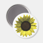 Sonnenblumenmagnet Magnet (Vorderseite/Rückseite)