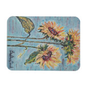 Sonnenblumenmagnet Magnet (Horizontal)