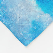 Sonnenblumenmalerei Fleecedecke (Ecke)