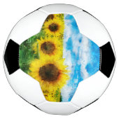 Sonnenblumenmalerei Fußball (Gedreht)