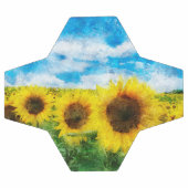 Sonnenblumenmalerei Fußball (Flach)