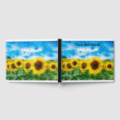 Sonnenblumenmalerei Gästebuch (Voll)