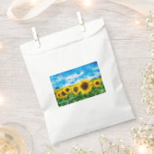 Sonnenblumenmalerei Geschenktütchen (Ausgeschnitten)