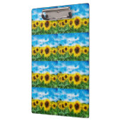 Sonnenblumenmalerei Klemmbrett (Links)