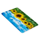 Sonnenblumenmalerei Magnet (Rechte Seite)