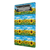 Sonnenblumenmalerei Mini Klemmbrett (Gewinkelt2)