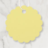 Sonnenblumenmarke Geschenkanhänger (Rückseite)