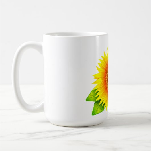 Sonnenblumenmarke Kaffeetasse (Links)