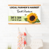 Sonnenblumenmarkt Bauer Banner (Insitu)