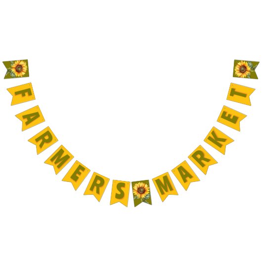 Sonnenblumenmarkt Bauer Wimpelkette (Alle)