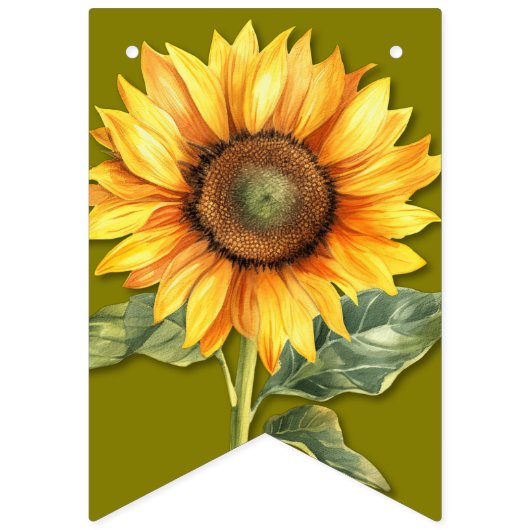 Sonnenblumenmarkt Bauer Wimpelkette (Erste Fahne)