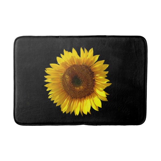 Sonnenblumenmatte Badematte (Vorderseite)