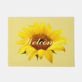 Sonnenblumenmatte Fußmatte (Vorderseite)