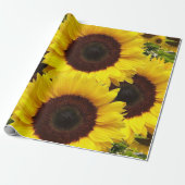 Sonnenblumenmatte Geschenkpapier (Ungerollt)