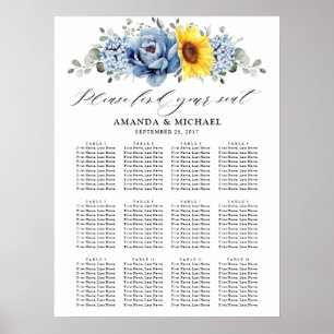 Sonnenblumenmatte Poster