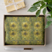 Sonnenblumenmatte Seidenpapier (Geschenk)