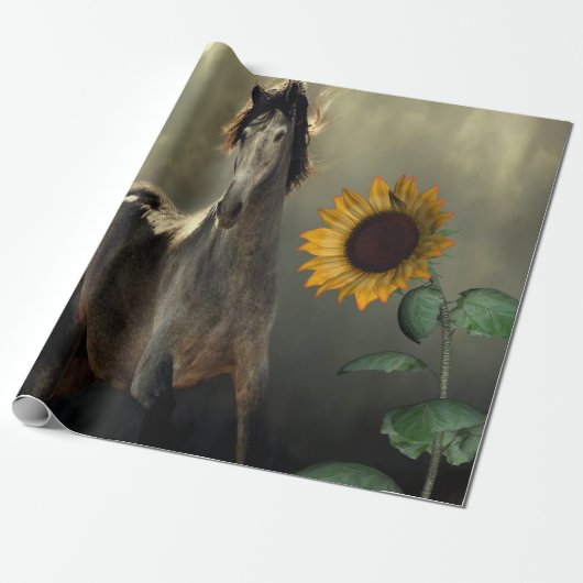 Sonnenblumenmatte-Wrapping-Papier Geschenkpapier (Ungerollt)