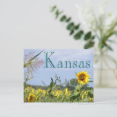 Sonnenblumenmonarch Postkarte (Stehend Vorderseite)