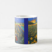 Sonnenblumenmond Kaffeetasse (Mittel)