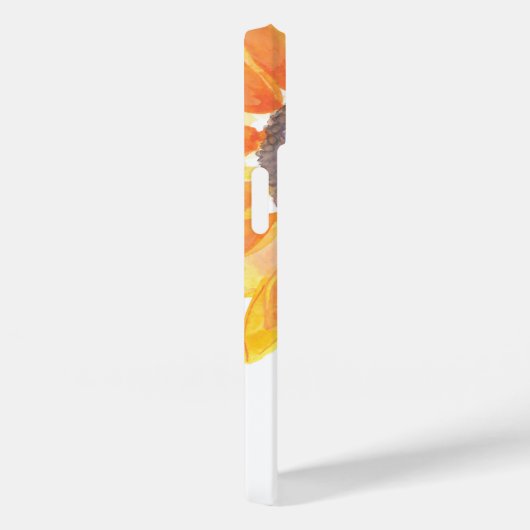 Sonnenblumenmonogramm Case-Mate iPhone Hülle (Rückseite / Rechts)