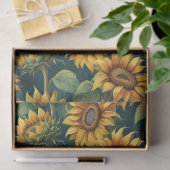 Sonnenblumenmorgens zum Grünbuch über das grüne Ge Seidenpapier (Geschenk)