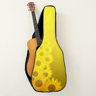 Sonnenblumenmosaik Gitarrentasche